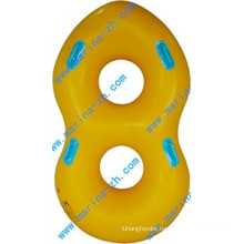 Personalized colorful inflatable gigantic donut pool float for family in USA